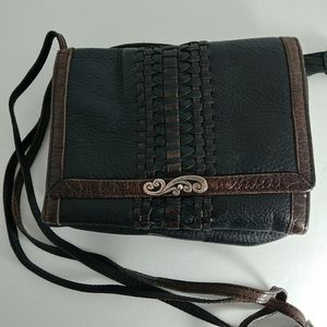 Brighton Weaved Braided Folded Purse Checkbook Bag
